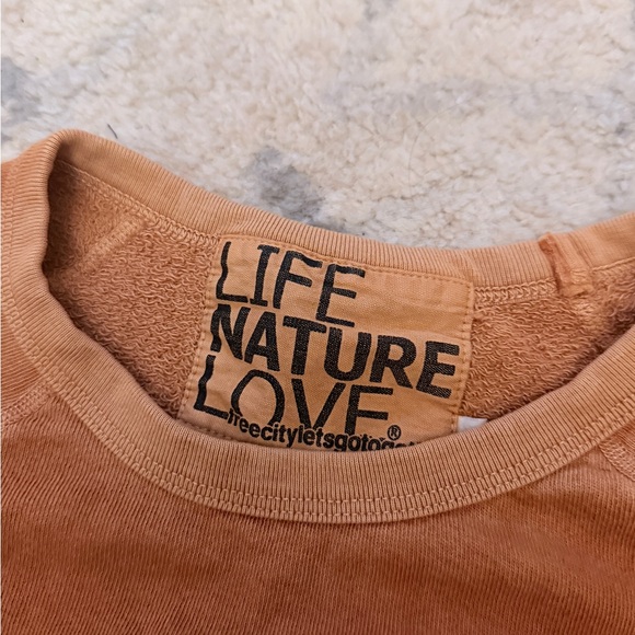 FREE CITY LUCKY RABBIT SWEATSHIRT- JUICY ORANGE - Picture 6 of 8